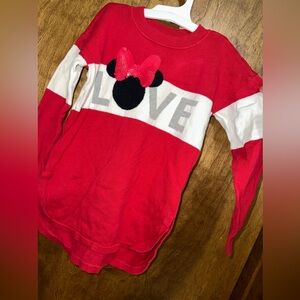 Disney Gap Minnie Mouse Red & White sweater